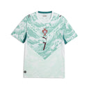 Puma Portugal Away Ronaldo Jersey Men 2026 - Puma White / Green Lagoon