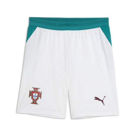 Puma Portugal Short 2026 for Men - Puma White / Green Lagoon