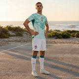 Puma Portugal Short 2026 for Men - Puma White / Green Lagoon