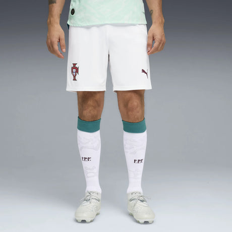 Puma Portugal Short 2026 for Men - Puma White / Green Lagoon