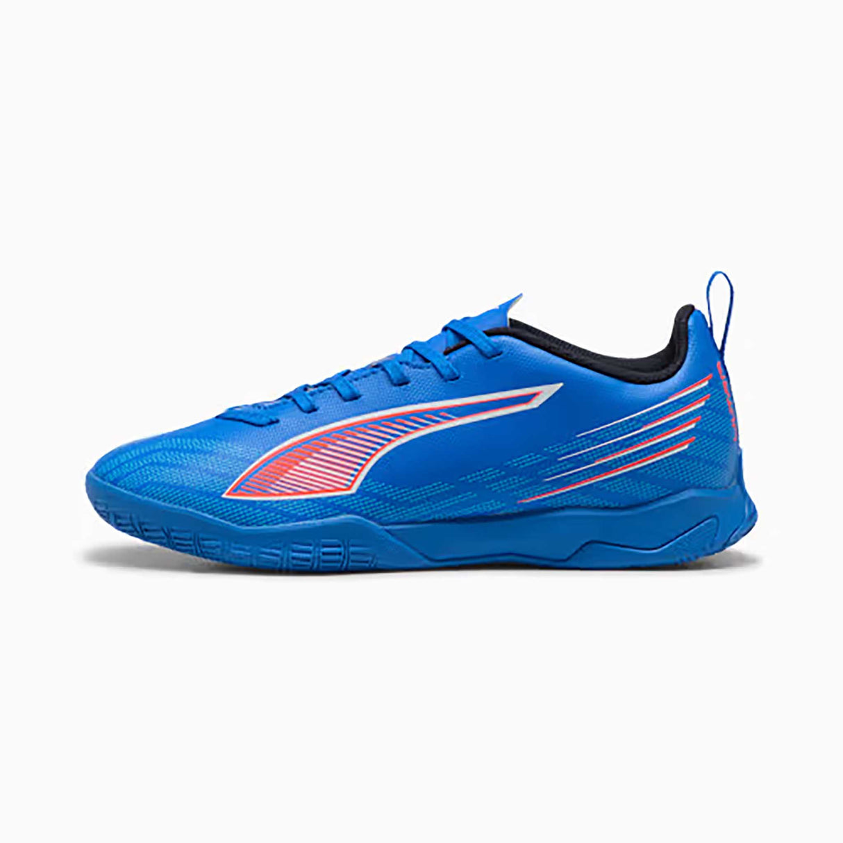 Puma Ultra 6 Play IT junior chaussures soccer intérieur pour enfant - Ultra Blue / PUMA White / Glowing Red