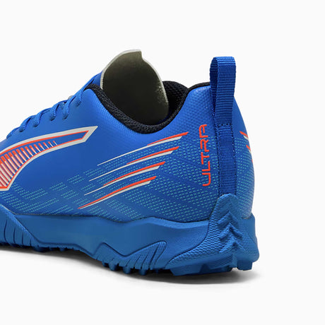 Puma Ultra 6 Play TT chaussures de soccer turf junior talon - Ultra Blue / White / Glowing Red