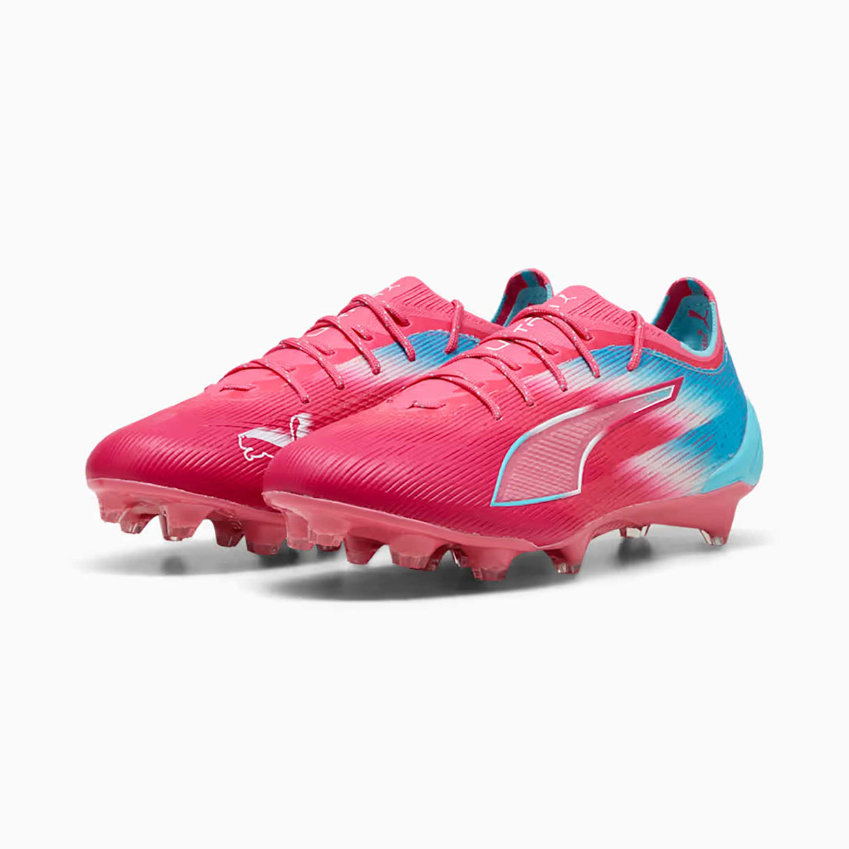 Crampons Puma ULTRA 6 Ultimate Re-Charge FG - Hero Blue / Sunset Pink / Garnet Rose