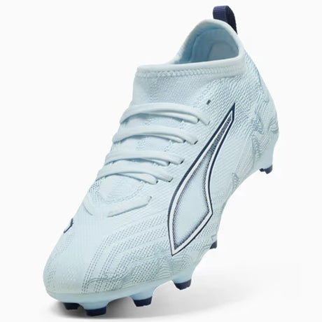 Puma Ultra 6 Match FG/AG Junior Soccer Shoes - Icy Blue / Puma White / Jewel Blue