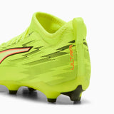 Puma Ultra 6 Match FG/AG Junior Soccer Shoes - Yellow Alert / Puma Black / Glowing Red / Lime Squeeze