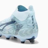 Puma Ultra 6 Match+ FG/AG Soccer Cleats - Unisex - Icy Blue / Puma White / Jewel Blue