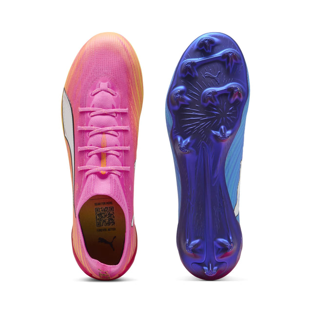 Puma Ultra 6 Ultimate FG/AG Soccer Cleats - Poison Pink / Puma White