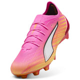 Puma Ultra 6 Ultimate FG/AG Soccer Cleats - Poison Pink / Puma White