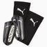 Puma Ultra Flex Football Sleeves Protège-tibias de soccer - Puma Black / Puma Silver