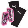 Puma Ultra Flex Sleeve protège-tibias avec manchons - Poison Pink / White / Black