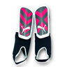 Protège-tibias de soccer Puma Ultra Light Ankle avec chevillère - Glowing Pink / Puma Black