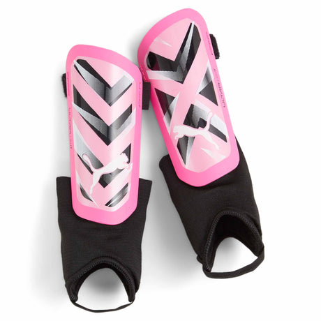 Puma Ultra Light soccer shin guards with ankle support