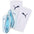 Puma Ultra Light Football Sleeves Shinguards - Icy Blue / Jewel Blue