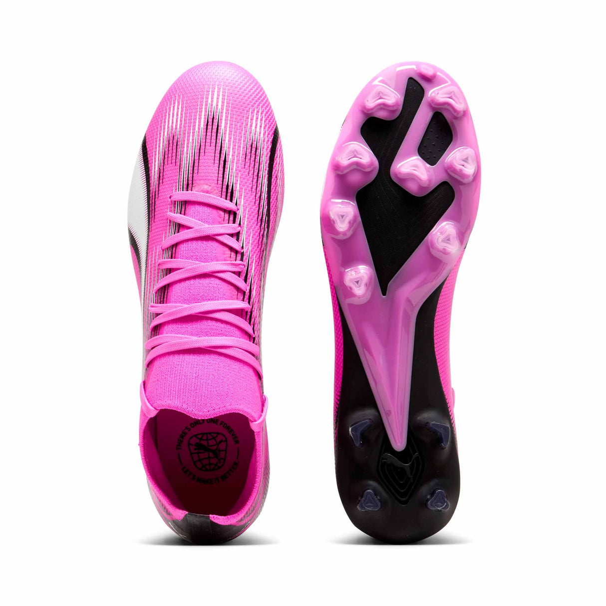 Puma Ultra Match FG/AG chaussures de soccer - Poison Pink / Puma White / Puma Black