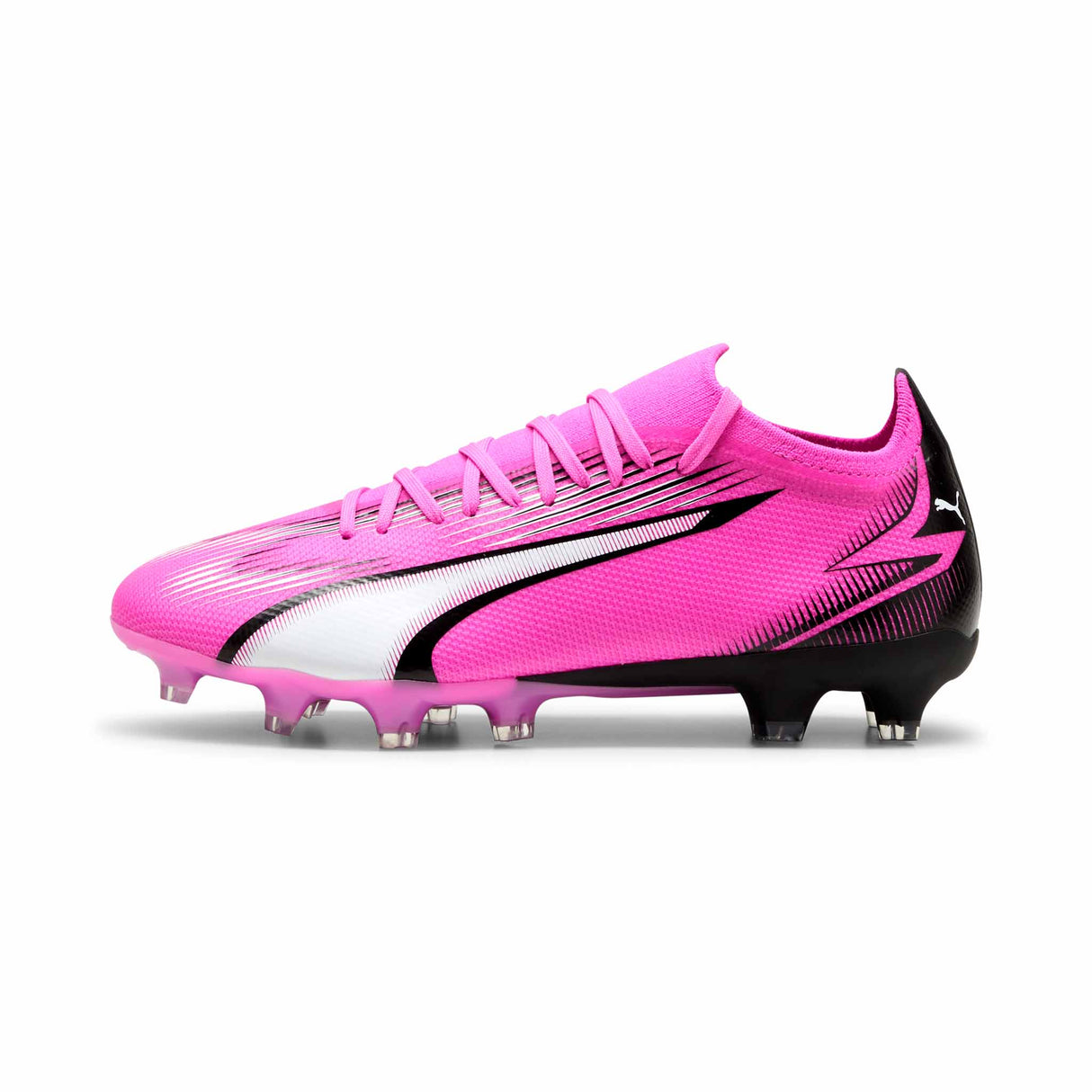 Puma Ultra Match FG/AG Wn's chaussures de soccer a crampons pour femme - Poison Pink / Puma White / Puma Black