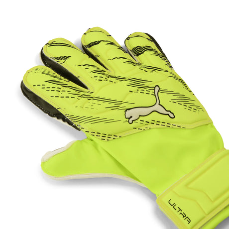 Puma Ultra Protect Goalkeeper Gloves - Yellow Alert / Puma Black