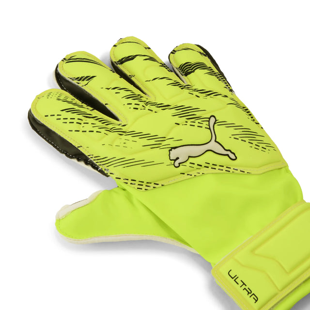 Puma Ultra Protect Goalkeeper Gloves - Yellow Alert / Puma Black