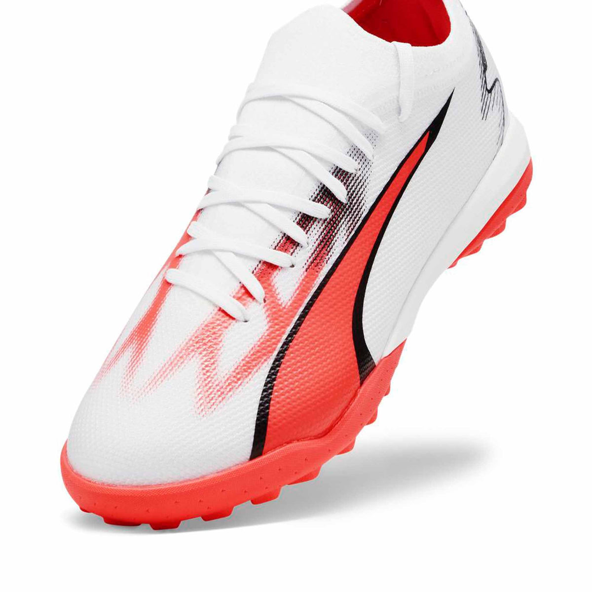 Puma Ultra Match TT chaussures de soccer turf - Puma White / Fire Orchid