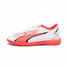 Puma Ultra Play IT junior chaussures futsal pour enfant - Puma White / Fire Orchid