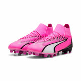 Puma Ultra Pro FG/AG chaussures de soccer a crampons adultes - Poison Pink / Puma White / Puma Black