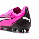 Puma Ultra Ultimate FG/AG chaussures de soccer a crampons - Poison Pink / Puma White / Puma Black