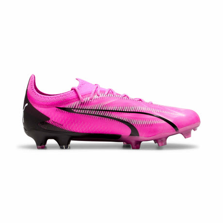 Puma Ultra Ultimate FG/AG chaussures de soccer a crampons - Poison Pink / Puma White / Puma Black