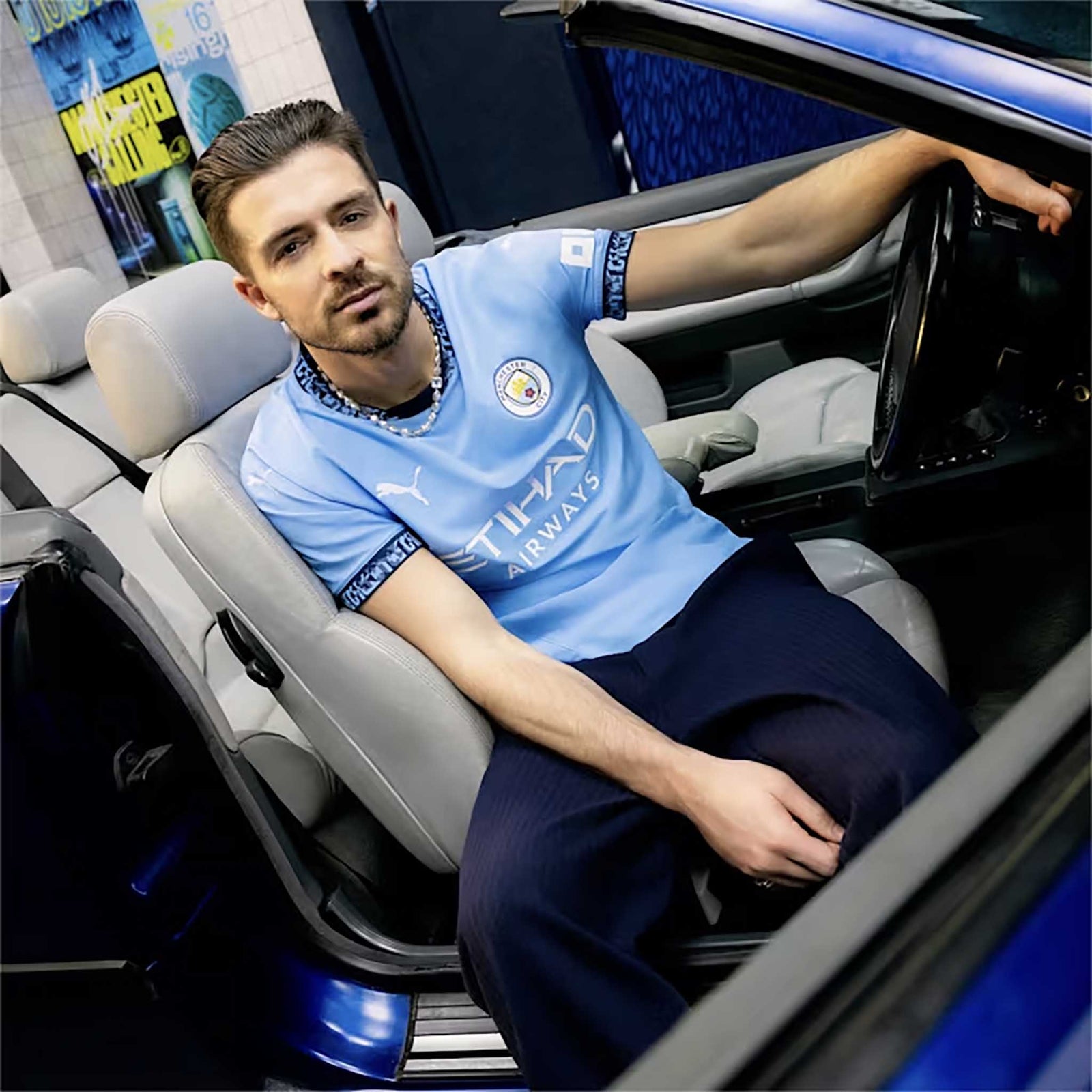 Puma Maillot Manchester City FC Home 24/25 Authentique Puma pour adulte