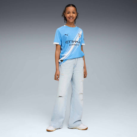 Puma Manchester City FC 2025/26 maillot domicile replica officiel Puma pour enfants