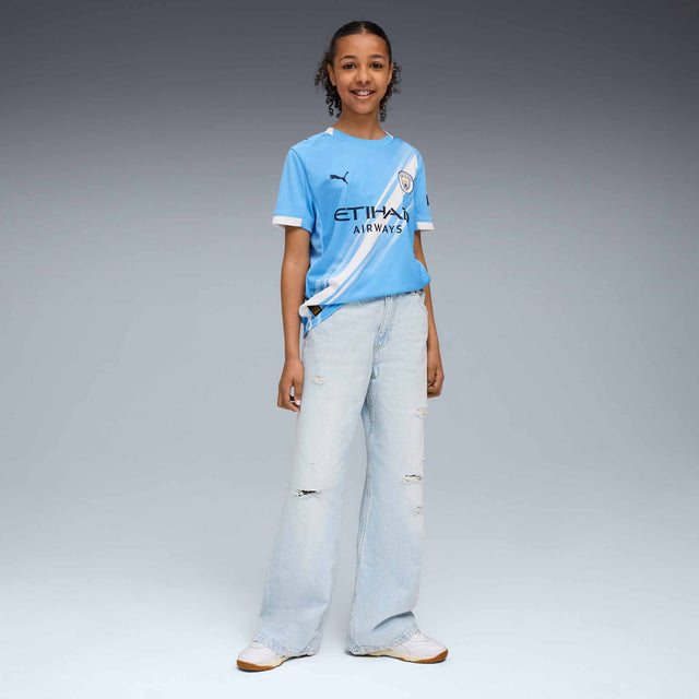 Puma Manchester City FC 2025/26 maillot domicile replica officiel Puma pour enfants
