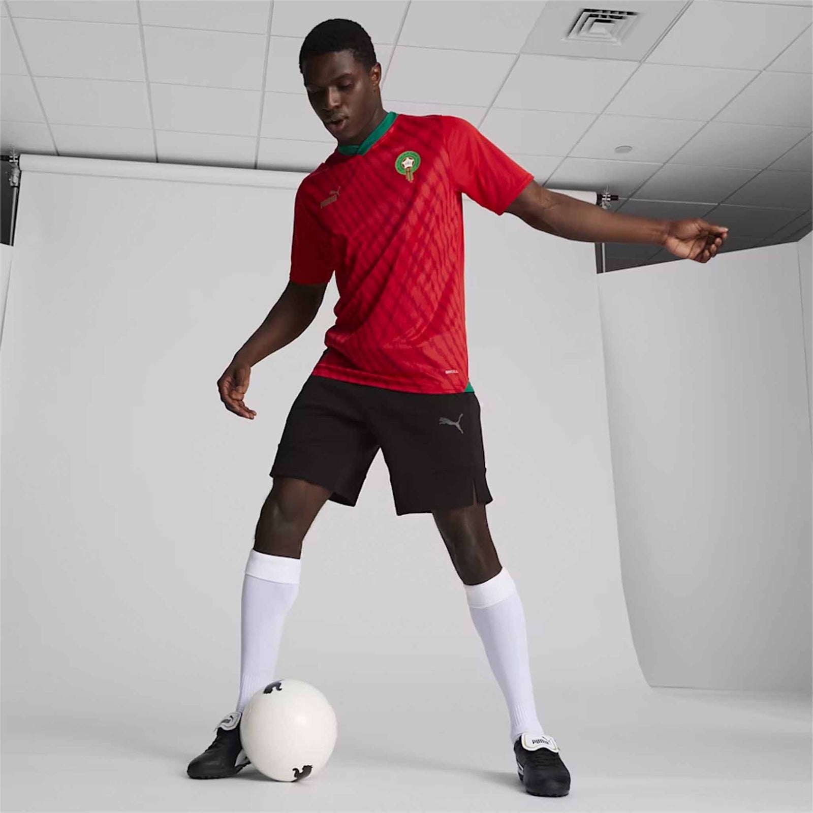 Puma Puma Maroc FRMF WWC maillot de soccer domicile