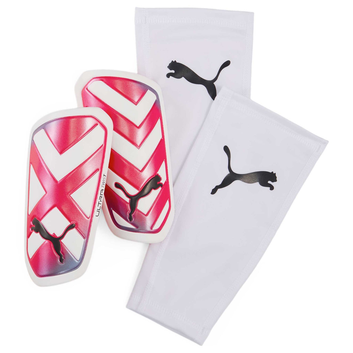 Puma Puma Ultra Twist Sleeve protège-tibias de soccer avec manchons