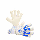 RG Goalkeeper Gloves Aspro gants de gardien de but de soccer - Blanc / Bleu