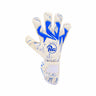 RG Goalkeeper Gloves Aspro gants de gardien de but de soccer - Blanc / Bleu