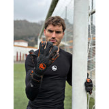 RG Goalkeeper Gloves Aspro Blackout 26-27 - Black / Orange