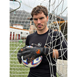 RG Goalkeeper Gloves Aspro Blackout 26-27 - Black / Orange