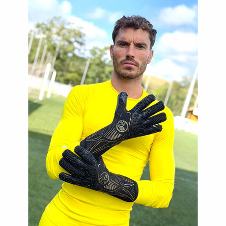 RG Goalkeeper Gloves Aversa - Black / Gold
