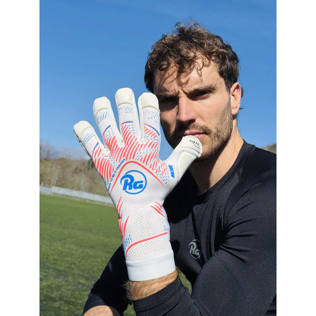 RG Goalkeeper Gloves Bacan 26-27 - White / Pink