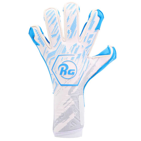 RG Goalkeeper Gloves Bacan gants de gardien de but de soccer - White / Blue