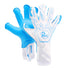 RG Goalkeeper Gloves Bacan gants de gardien de but de soccer - White / Blue