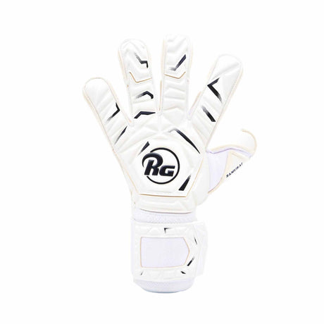 RG Goalkeeper gloves Samurai gants de gardien de but de soccer - Blanc / Noir