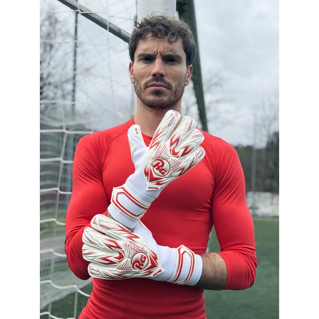 RG Goalkeeper Gloves Samurai 26-27 - Blanc / Rouge