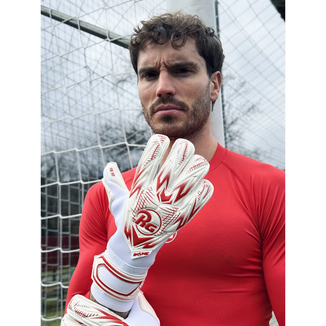 RG Goalkeeper Gloves Samurai 26-27 - Blanc / Rouge