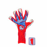 RG Goalkeeper Gloves Toride Gants de gardien de but de soccer - Rouge / Bleu