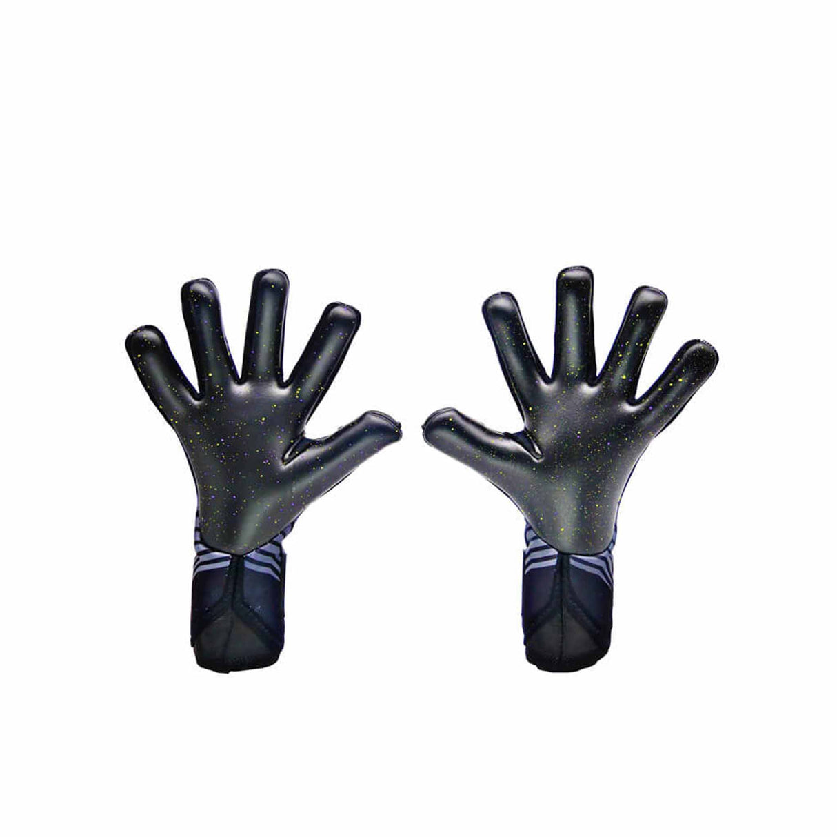 RG Goalkeeper gloves Toride Replica gants de gardien de but de soccer - Noir / Jaune / Mauve