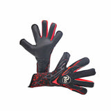 RG Goalkeeper gloves Zima gants de gardien de but de soccer - Noir / Rouge