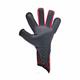 RG Goalkeeper gloves Zima gants de gardien de but de soccer - Noir / Rouge