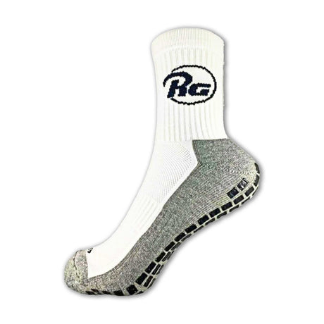 Chaussettes de soccer antidérapantes RG Goalkeeper Grip socks - Blanc