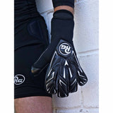RG Goalkeeper Gloves Snaga Black gants de gardien de but de soccer - Noir