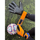 RG Goalkeeper gloves Tuanis Replica gants de gardien de but de soccer - Orange / Bleu