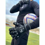 RG Goalkeeper gloves RG Aspro Blackout gants de gardien de but de soccer
